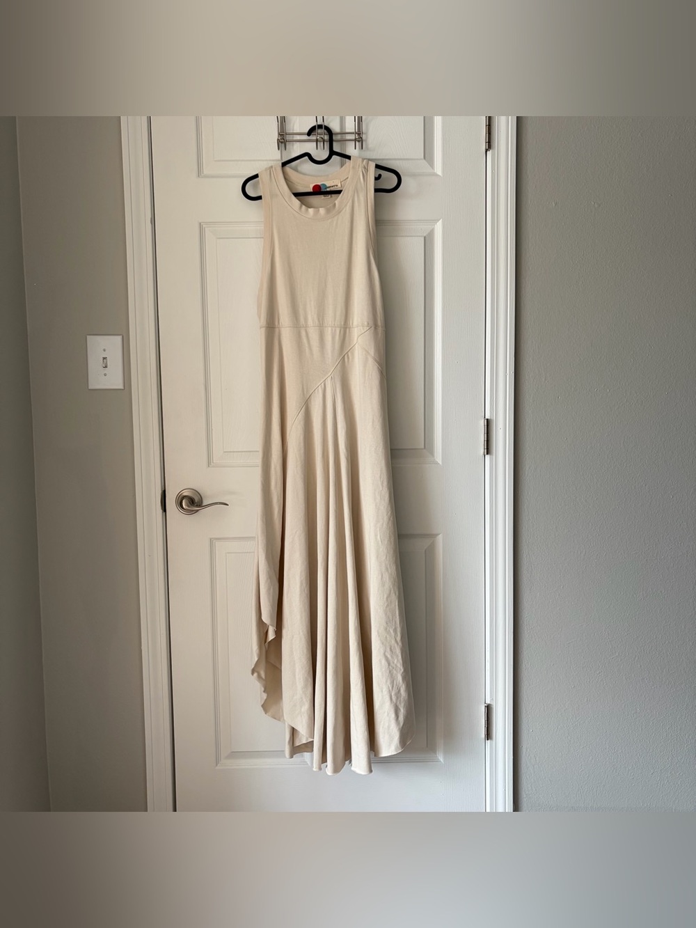 EUC Free People Beach Main Street Racer Back Midi Dress in Tea size Large - Picture 2 of 8